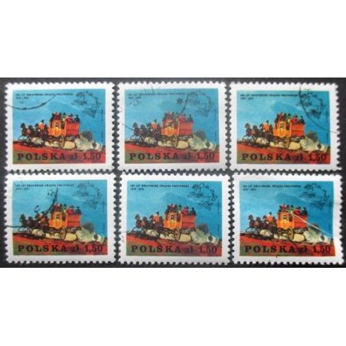 Pologne N°2148 X 6 Oblitéré