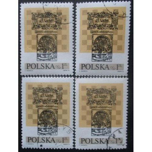 Pologne N°2162 X 4 Oblitéré