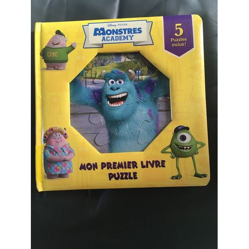 Coffret De 5 Puzzles Monstres Académie - Disney