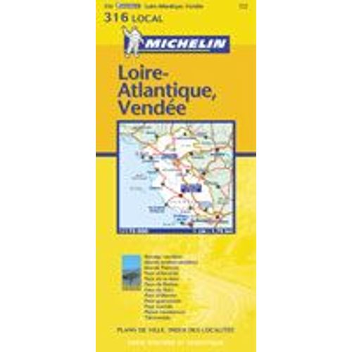 Loire-Atlantique, Vendée. - 1/175 000