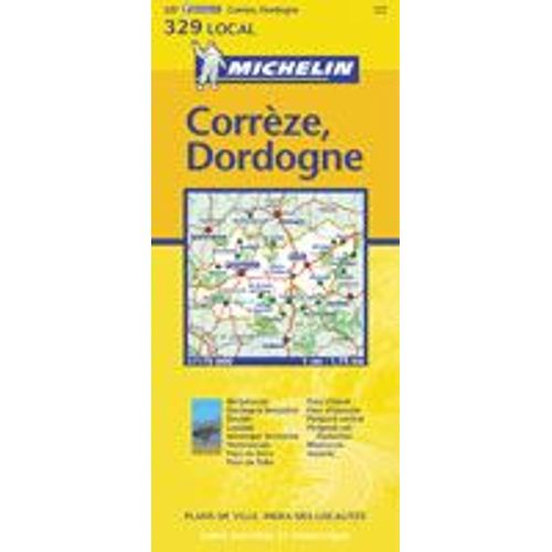 Corrèze, Dordogne - 1/175 000