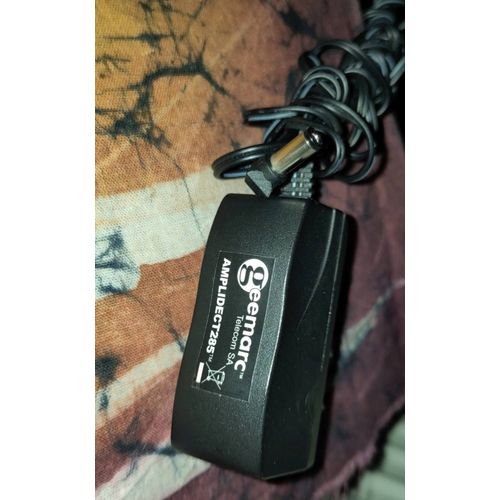 Chargeur original alimentation pour chargeur Geemarc amplidect 285 280/285 AD-101EA 7,5V 500mA 0,5A 3,75W 280 / 285