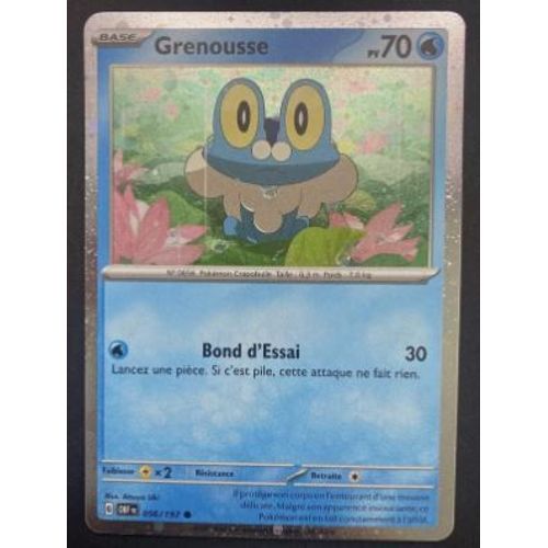Pokémon Grenousse Holo 056 / 197 Flammes Obsidiennes Ev3