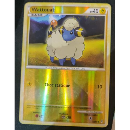Pokémon Wattouat Reverse 63 / 95 Appel Des Légendes