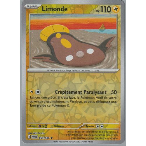 Carte Pokémon - Limonde - 064/191 - Reverse - Ev8 Etincelles Déferlantes