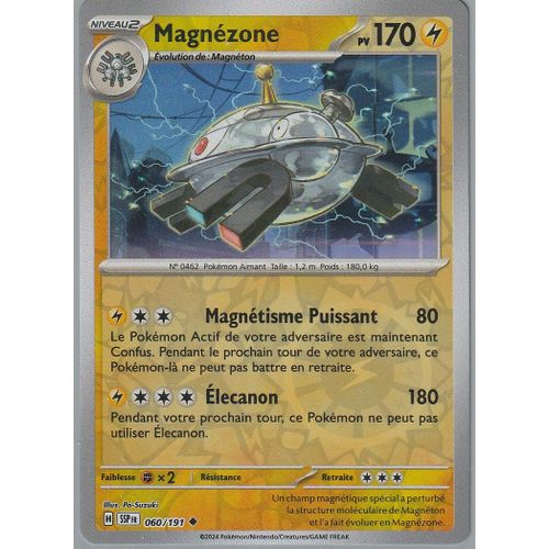Carte Pokémon - Magnézone - 060/191 - Reverse - Ev8 Etincelles Déferlantes