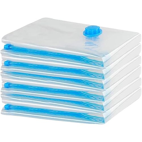 Sac sous vide vetement aspirateur 6x Taille S (60x40cm) Voyages s pour matelas,Vêtements Sac rangement sous vide