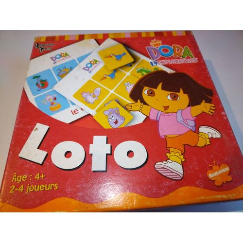 Jeux De Société Loto Dora L'exploratrice University Games 4 Ans Et Plus