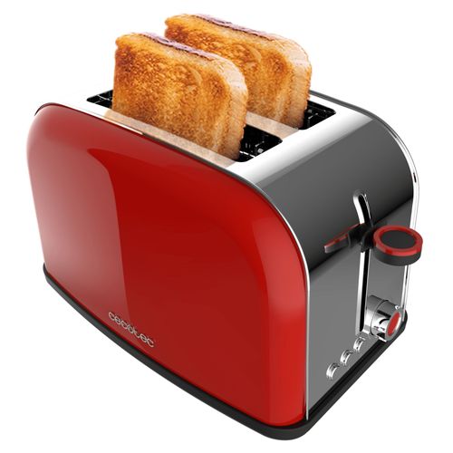 Grille-pain verticaux Toastin' time 850 Red Lite Cecotec