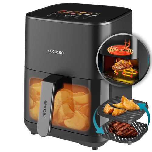 Cecotec Friteuse sans huile Cecofry&Grill Duoheat 4000