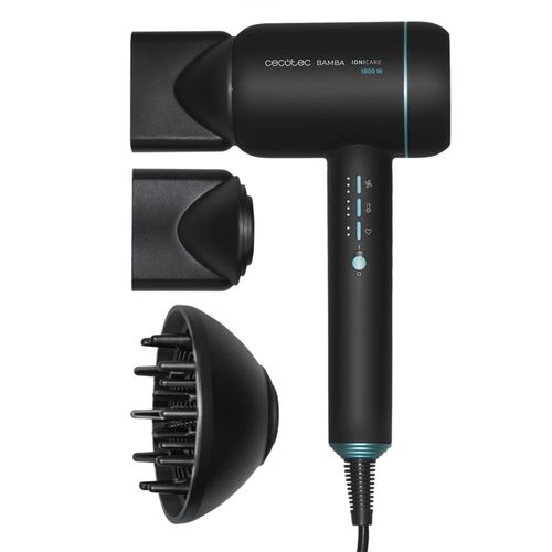 Cecotec Sèche-Cheveux Ionique Bamba Ionicare 6000 Rockstar Ice. Moteur Numérique 1800w, Réglage Intelligent De La Température