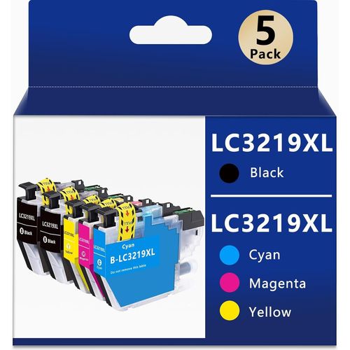 LC3219XL Lot de 5 cartouches d'encre compatibles avec Brother LC3219XL LC3217 pour imprimante MFC-J5330DW MFC-J5335DW MFC-J5730DW MFC-J6530DW MFC-J6930DW