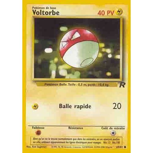 Voltorbe - Team Rocket - Vf - Commune - N°69/82