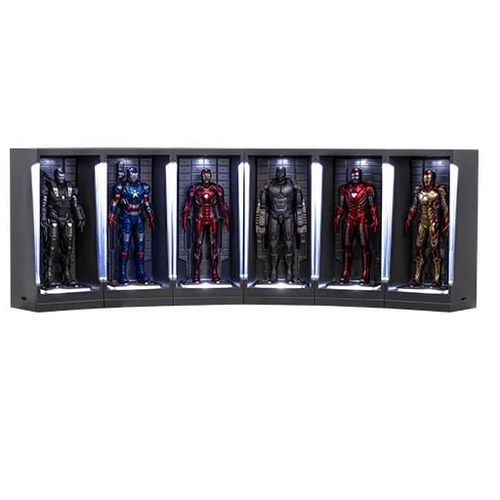 Figurine Hot Toys Mmsc014-Mmsc020 - Marvel Comics - Iron Man 3 - Iron Man Hall Of Armor Series 2