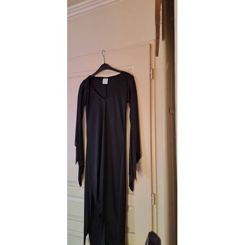 Robe Noire Déguisement Sorcière - Sans Marque - Taille Estimée 38