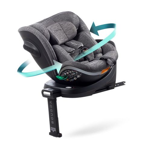 Siege Auto Scudda I-Size Grey Dobby