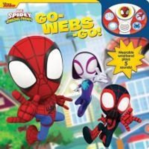 Disney Junior Marvel Spidey And His Amazing Friends: Go-Webs-Go! Sound Book And Wristband