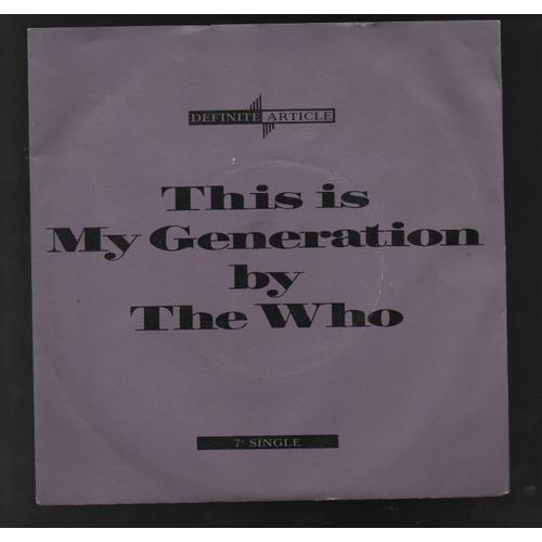 My Generation - Substitute