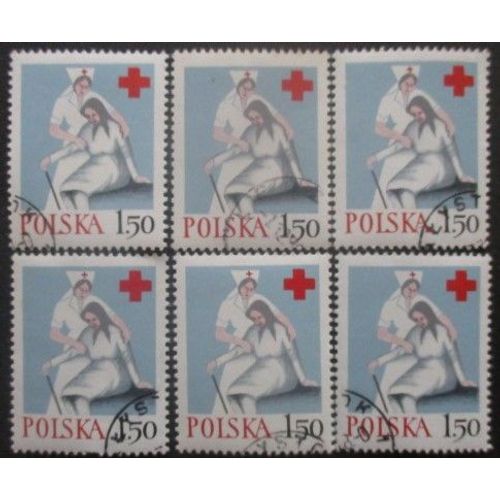 Pologne N°2315 X 6 Oblitéré