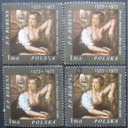 Pologne N°2329 X 4 Oblitéré
