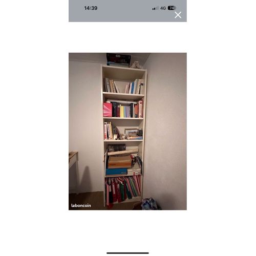 Bibliothèque Bili Blanche Ikea