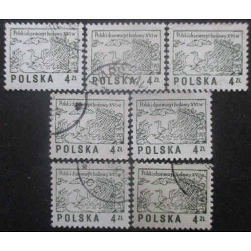 Pologne N°2366 X 7 Oblitéré