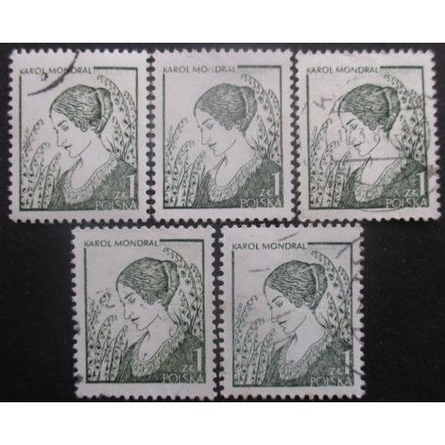 Pologne N°2433 X 5 Oblitéré