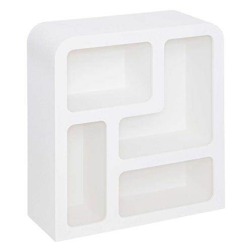 Etagère De Rangement 4 Niches Soleya - Blanc