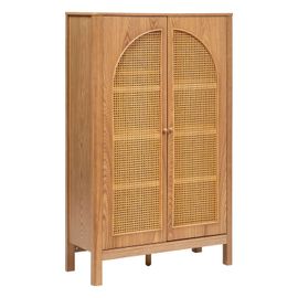 Armoire 2 Portes En Cannage Tiria - Marron
