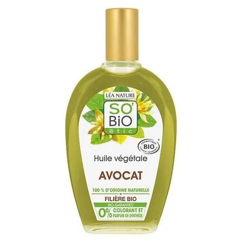 So Bio Etic - Huile Végétale D'avocat, Protège Et Fortifie 50 Ml 