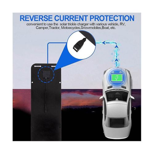 12V 30W Portable Panneau Solaire Voiture Bateau Puissance Panneau Solaire Chargeur De Batterie Mainteneur pour Voiture Moto Tracteur Bateau RV