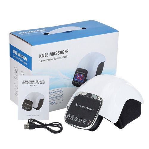Genouillères Électriques,Masseur,Orthèse Articulaire,Oto Instituts,Vibrateur Arthriquement,Pressothérapie,Lumière Rouge,Physiothérapie,Compression Chaude Du Coude - Type Ivoire