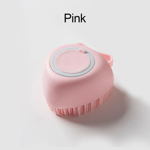 Distributeur De Massage De Lavage Pour Chiots,Brosse De Douche De Toilettage,Brosse De Bain En Silicone Souple Pour Chiens,Shampoing Pour Animaux De Compagnie - Type Soft Pink B