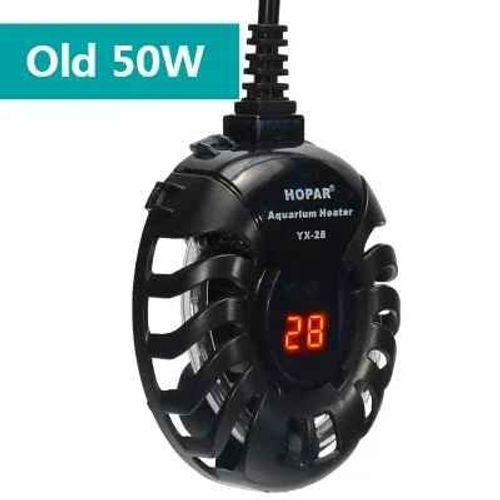 Mini Chauffe-Eau Automatique Pour Petit Aquarium,Chauffage Étanche,Affichage Numérique Led,Faible Niveau D'eau,Chauffe-Tortue - Type Models 50w-220v Eu Adapter #B