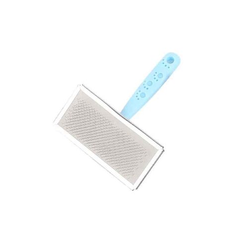 Peigne D'épilation En Acier Inoxydable Pour Animaux De Compagnie,Peigne De Toilettage À N?ud,Accessoires Pour Chiots Et Chiens,Brosse Pour Chien,Fournitures Pour Animaux De Compagnie, - Type Bleu-S