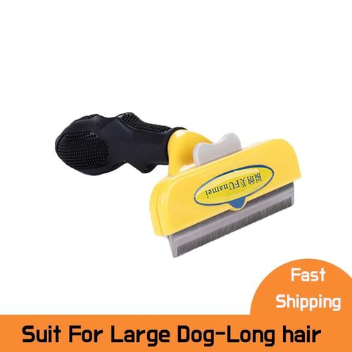 Peigne D'épilation Pour Animaux De Compagnie,Brosse D'épilation Pour Chien,Accessoires Pour Animaux De Compagnie,Outil De Toilettage Pour Chiot,Peignes De Perte De Cheveux - Type Dog L-Long Hair