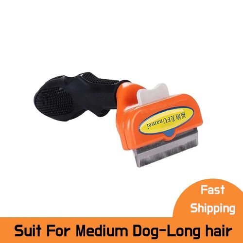 Peigne D'épilation Pour Animaux De Compagnie,Brosse D'épilation Pour Chien,Accessoires Pour Animaux De Compagnie,Outil De Toilettage Pour Chiot,Peignes De Perte De Cheveux - Type Dog M-Long Hair