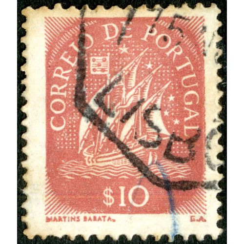 Timbre Oblitéré Correio De Portugal, S 10