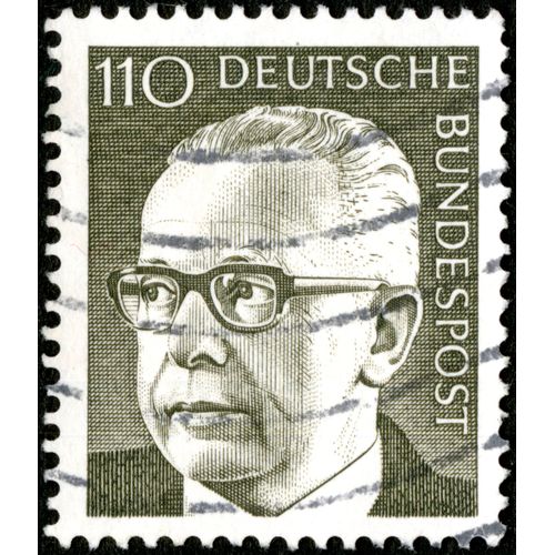 Timbre Oblitéré Deutsche Bundespost 110