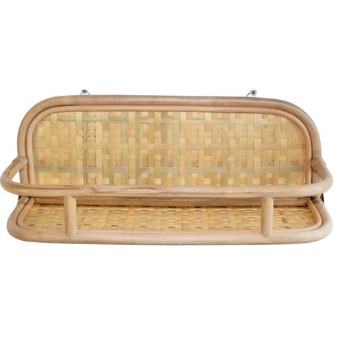Etagère Murale En Rotin 40,5 X 15,5 X 15 Cm