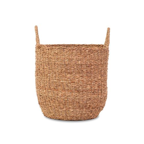 Panier jonc de mer naturel