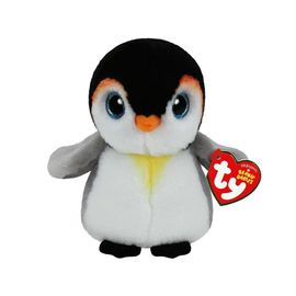 Peluche Beanie Babies 15 Cm Pongo Le Pingouin - Blanc