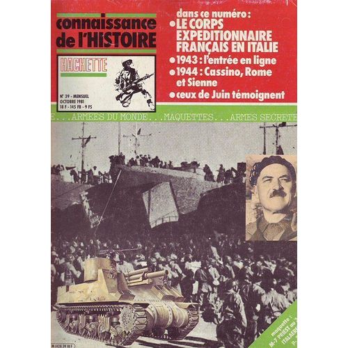 Connaissance De L'histoire N° 39 : Le Corps Expéditionnaire Français En Italie