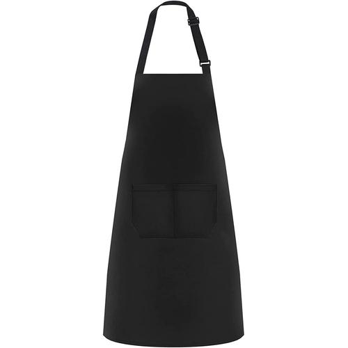 Tabliers De Cuisine, Sangle Réglable Pour Le Cou Et 2 Poches, Etanche Réglable Tablier Pour Homme Femme,Tablier Cuisine Professionnel