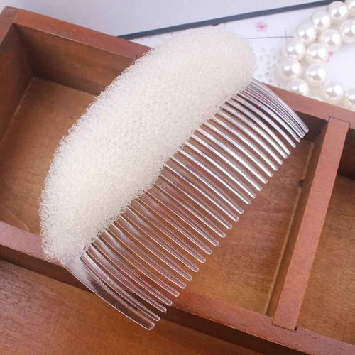 Coussinets De Volume Pour Cheveux Frontaux Pour Femmes,Éponge Moelleuse,Pince À Cheveux,Peigne À Cheveux Pour Dames,Épingle À Cheveux De Maquillage,Accessoires De Coiffure,1 Pièc - Type 1pc Beige L 