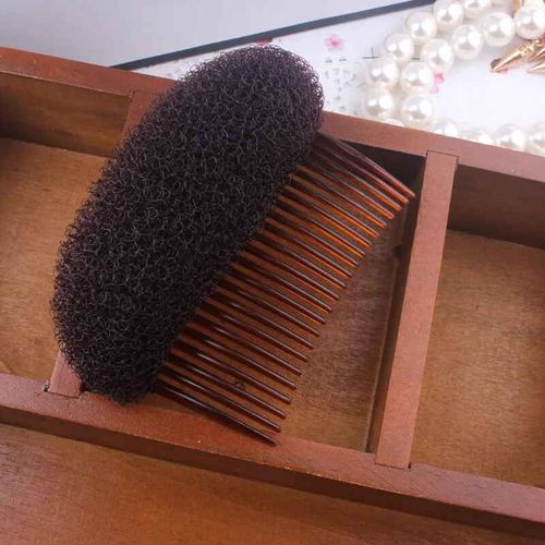 Coussinets De Volume Pour Cheveux Frontaux Pour Femmes,Éponge Moelleuse,Pince À Cheveux,Peigne À Cheveux Pour Dames,Épingle À Cheveux De Maquillage,Accessoires De Coiffure,1 Piè - Type 1pc Coffee M 