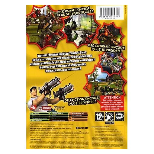 Jeu Serious Sam Collection Xbox 360 Version PAL Neuf Sous Blister - PEGI 18, éditeur Microsoft