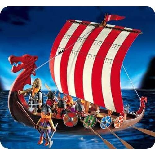 Playmobil 3150 Vikings Et Drakkar