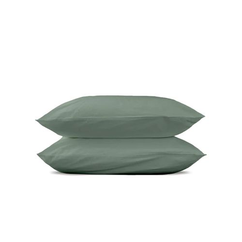 Taie D'oreillers 65x65 Cm - Vert - 100% Percale De Coton - Morphea