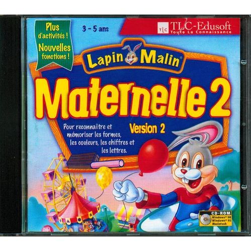 Lapin Malin Maternelle 2 Pc